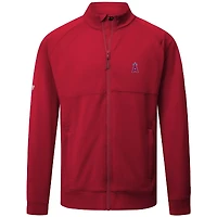 Men's Levelwear Red Los Angeles Angels Form Insignia 2.0 Full-Zip Jacket