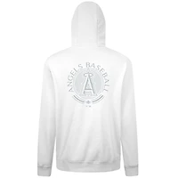 Sweat à capuche blanc Levelwear Los Angeles Angels Podium Grain pour homme