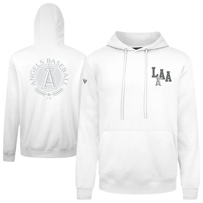 Men's Levelwear White Los Angeles Angels Podium Grain Pullover Hoodie