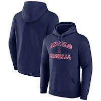 Men's Logo Athletic Navy Los Angeles Angels Heart & Soul Hoodie