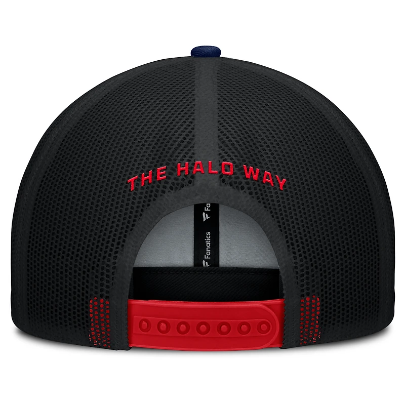 Casquette ajustable rouge/bleu marine pour homme des Los Angeles Angels Fanatics