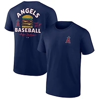 T-shirt Big A Burger bleu marine pour homme des Los Angeles Angels