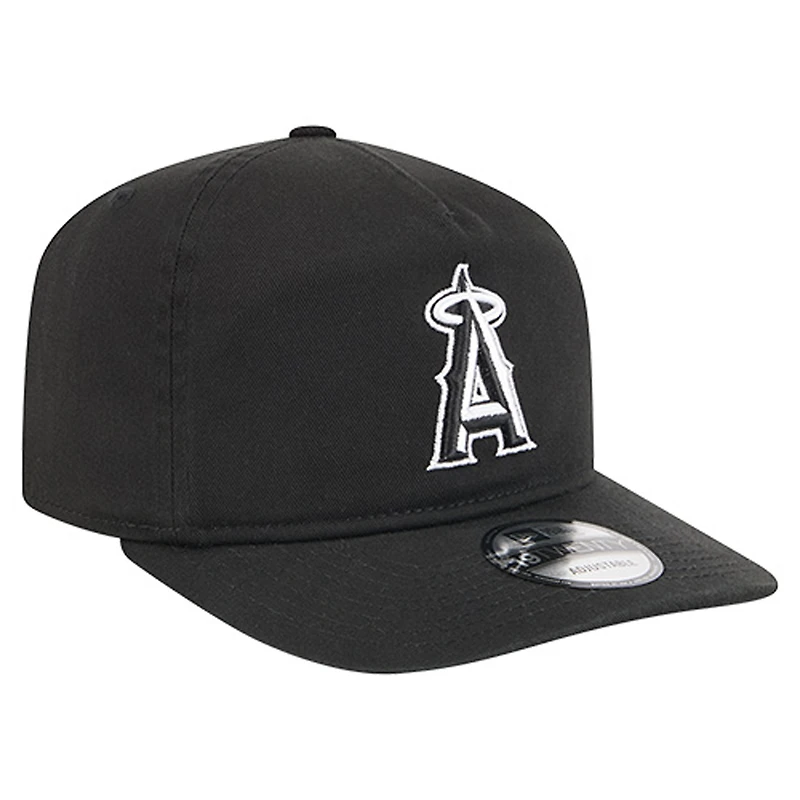 Men's New Era  Black/White Los Angeles Angels 19TWENTY Adjustable Hat