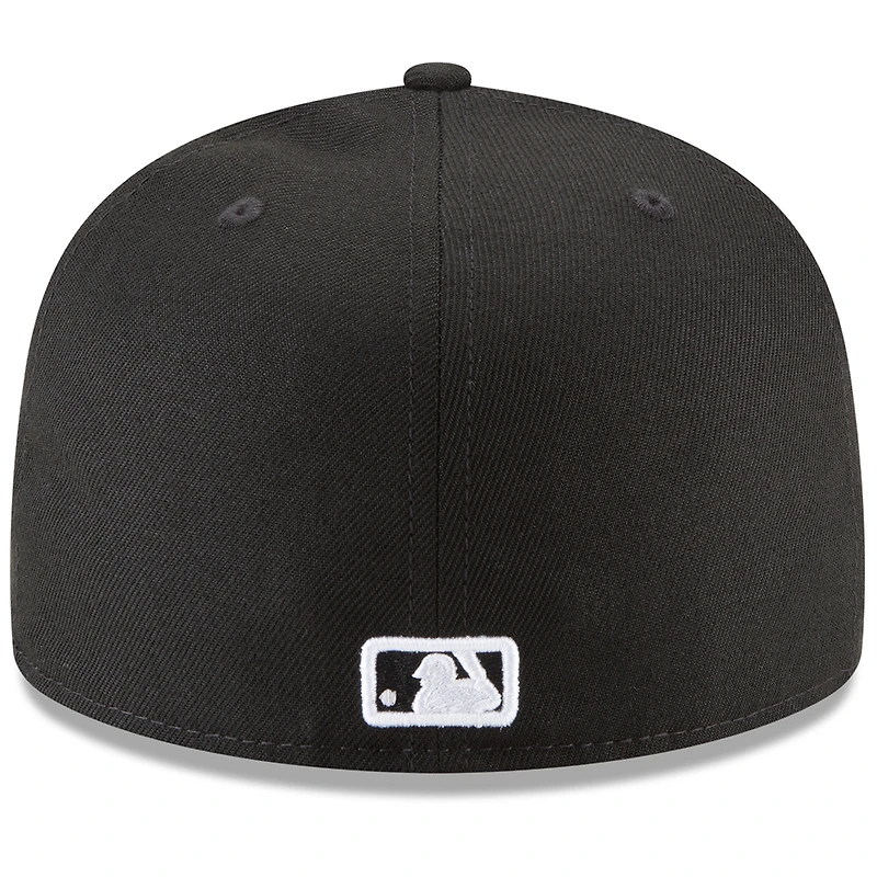 Casquette ajustée 59FIFTY Los Angeles Angels noire New Era pour homme