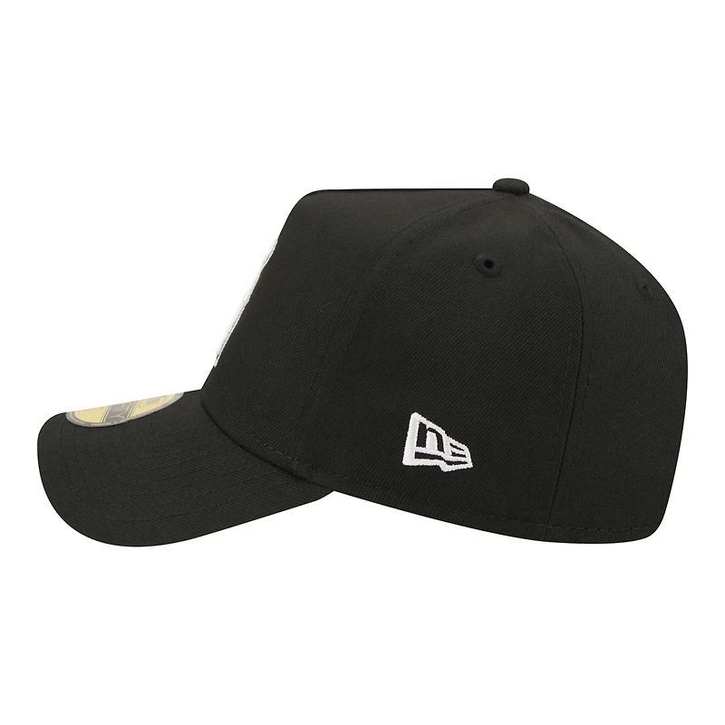 Casquette ajustée New Era 59FORTY noire Los Angeles Angels pour homme