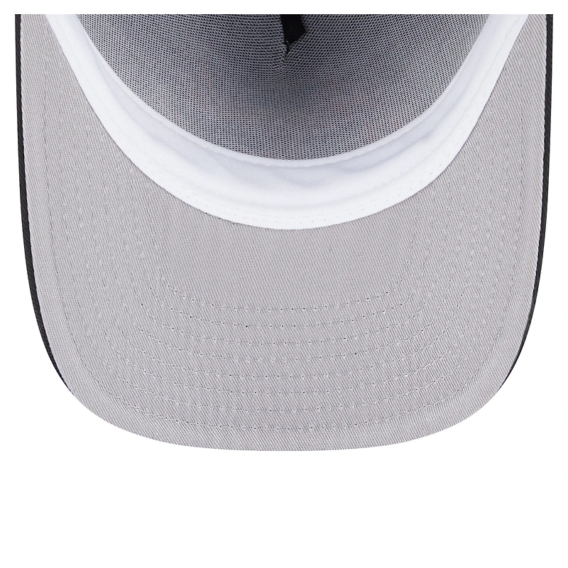 Casquette snapback 9FIFTY A-Frame noire à point de chaînette pour homme des Los Angeles Angels de New Era