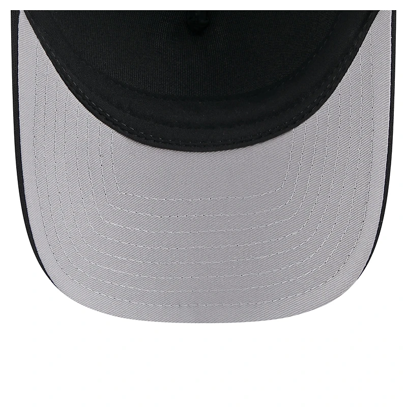 Casquette camionneur ajustable New Era noire Los Angeles Angels City Initial 9FORTY A-Frame M-Crown pour homme