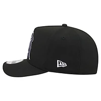 Men's New Era  Black Los Angeles Angels Motion A-Frame 9FIFTY Snapback Hat