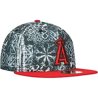 Casquette ajustée 59FIFTY Los Angeles Angels Sands New Era noire pour homme