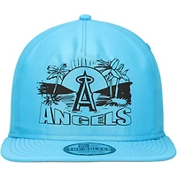 Men's New Era Blue Los Angeles Angels Neon Golfer Snapback Hat