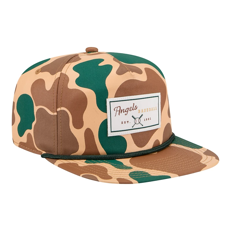 Men's New Era  Camo Los Angeles Angels Duck 19TWENTY Adjustable Hat