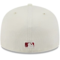 Casquette ajustée 59FIFTY City Connect pour homme des Los Angeles Angels, couleur crème/rouge, New Era