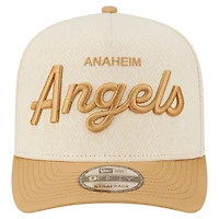 Casquette snapback New Era crème Los Angeles Angels 9FIFTY A-Frame pour homme