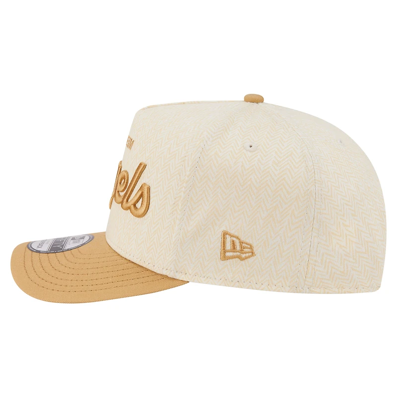 Casquette snapback New Era crème Los Angeles Angels 9FIFTY A-Frame pour homme
