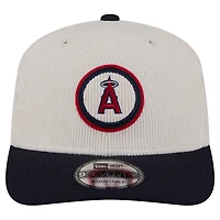 Men's New Era  Cream Los Angeles Angels Loyal 9SEVENTY Adjustable Hat