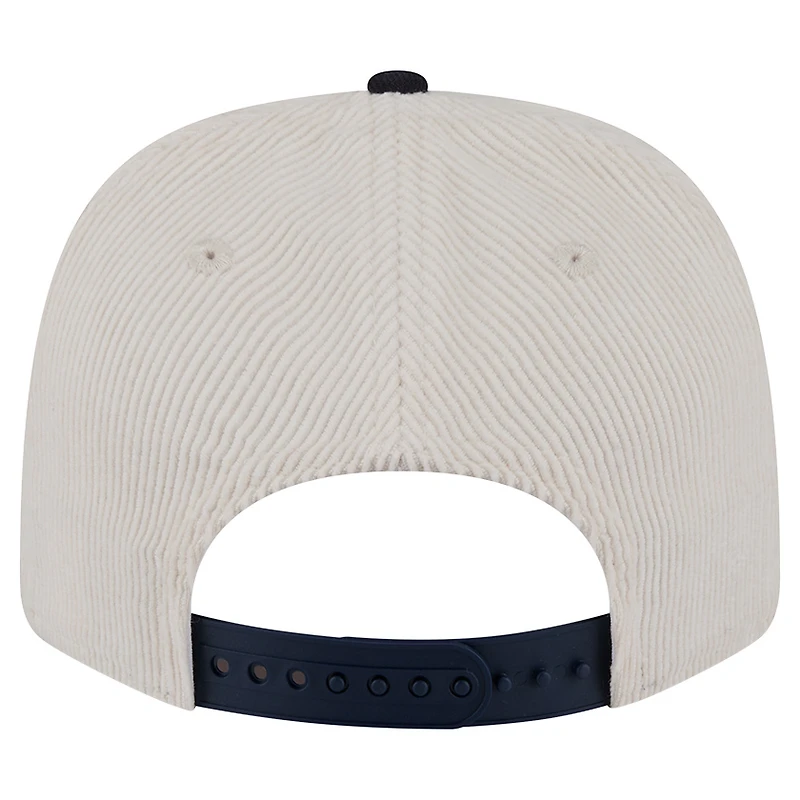 Casquette ajustable New Era 9SEVENTY crème pour homme des Los Angeles Angels