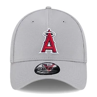 Casquette flex Active Pivot 39THIRTY New Era pour hommes, grise, Los Angeles Angels