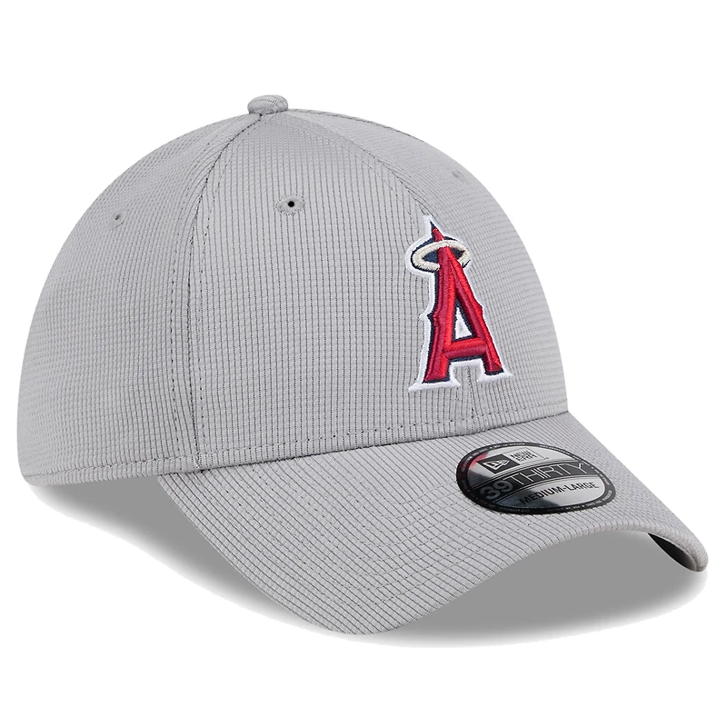 Casquette flex Active Pivot 39THIRTY New Era pour hommes, grise, Los Angeles Angels