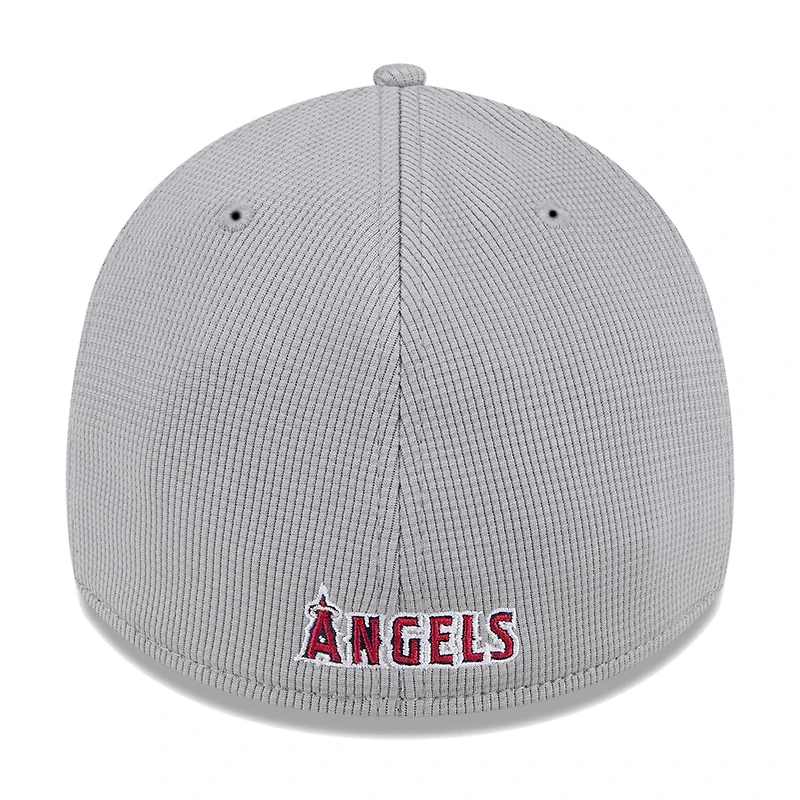 Casquette flex Active Pivot 39THIRTY New Era pour hommes, grise, Los Angeles Angels