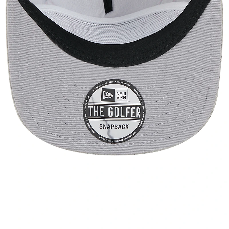 Men's New Era Gray Los Angeles Angels Corduroy Golfer Snapback Hat