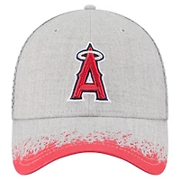 Casquette New Era 39THIRTY Flex grise à visière Los Angeles Angels pour homme