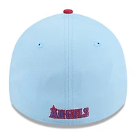 Men's New Era Light Blue/Red Los Angeles Angels 2025 Fourth of July 39THIRTY Flex Hat