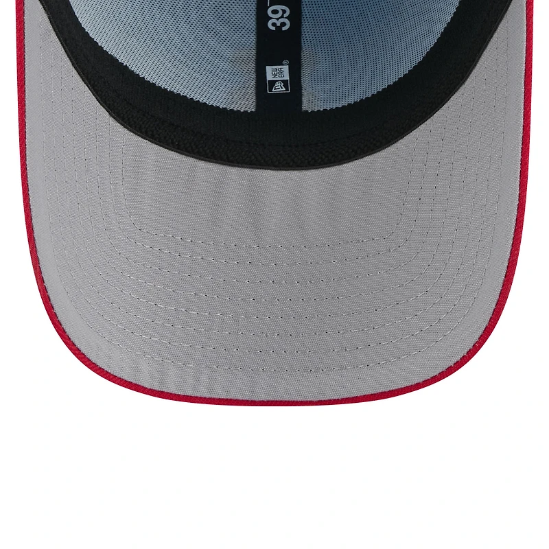 Men's New Era Light Blue/Red Los Angeles Angels 2025 Fourth of July 39THIRTY Flex Hat