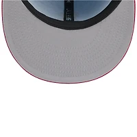 Casquette ajustée New Era 59FIFTY bleu clair/rouge pour homme des Los Angeles Angels 2025, 4 juillet