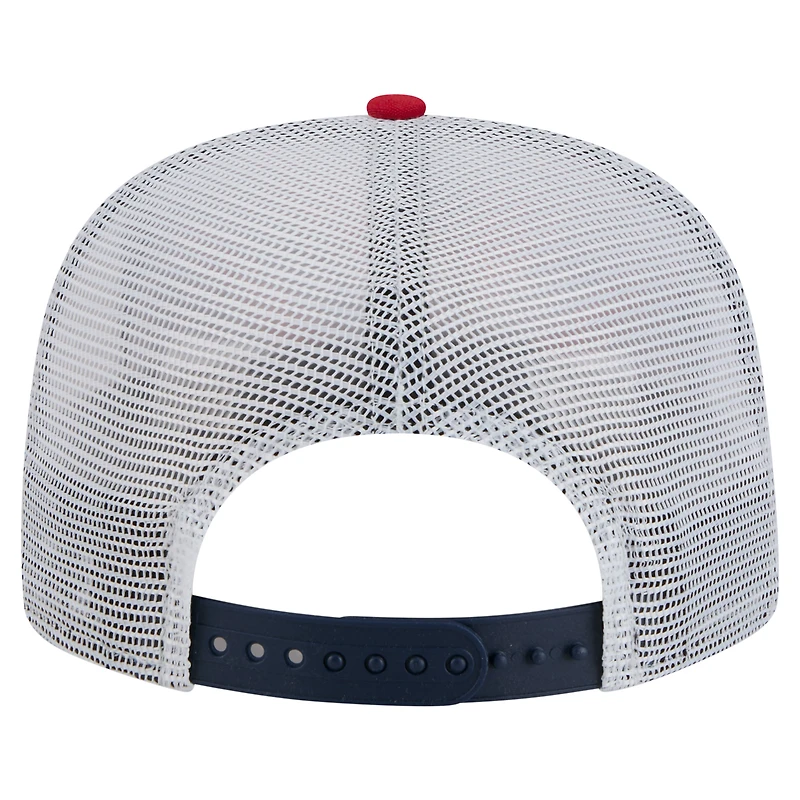 Men's New Era Los Angeles Angels Tie-Dye Golfer Trucker Adjustable Hat