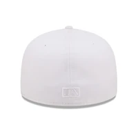 Casquette ajustée 59FIFTY Los Angeles Angels New Era pour homme, blanc sur