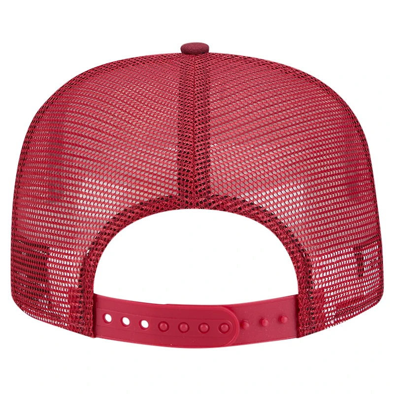 Men's New Era Maroon Los Angeles Angels Summer Cab Golfer Adjustable Hat