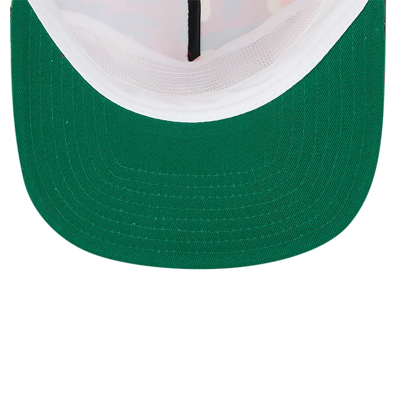 Men's New Era Maroon Los Angeles Angels Summer Cab Golfer Adjustable Hat