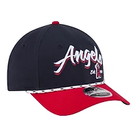 Men's New Era Navy/Red Los Angeles Angels Team Loyal 9FORTY M-Crown Adjustable Hat