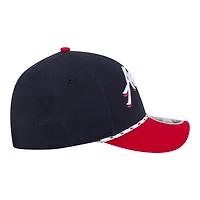 Men's New Era Navy/Red Los Angeles Angels Team Loyal 9FORTY M-Crown Adjustable Hat