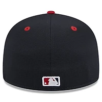 Men's New Era  Navy Los Angeles Angels 2025 Batting Practice 59FIFTY Fitted Hat