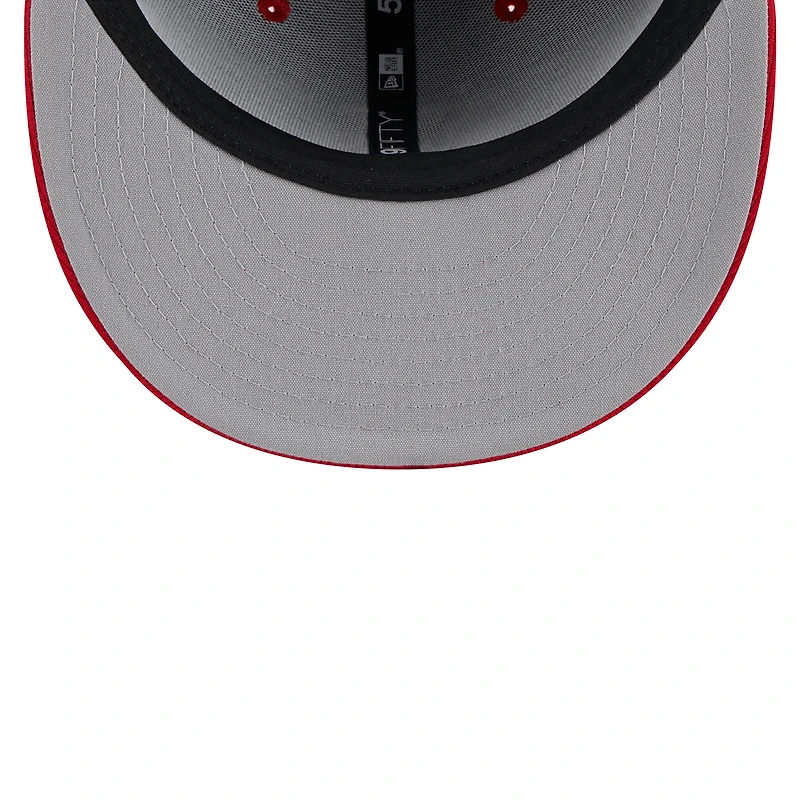 Men's New Era  Navy Los Angeles Angels 2025 Batting Practice 59FIFTY Fitted Hat