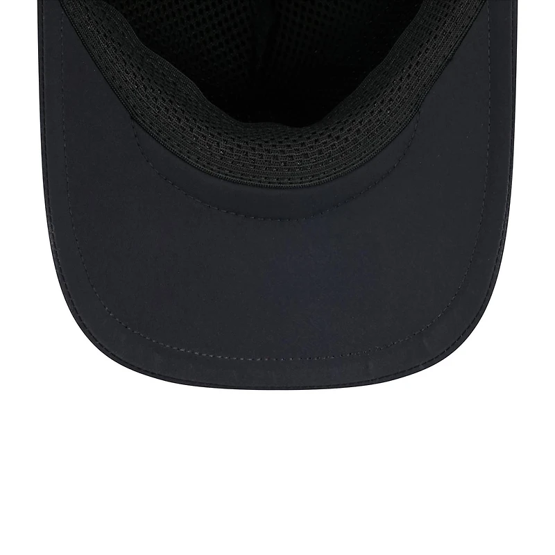 Men's New Era Navy Los Angeles Angels 2026 Batting Practice Apex 9FORTY Adjustable Trucker Hat
