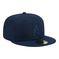 Men's New Era  Navy Los Angeles Angels Color Pack 59FIFTY Fitted Hat