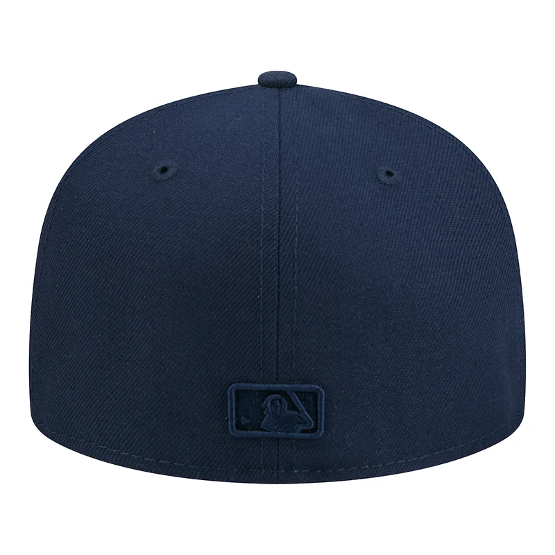 Casquette ajustée New Era 59FIFTY pour homme, bleu marine, Los Angeles Angels