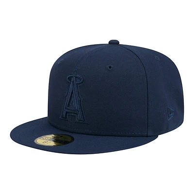 Men's New Era Navy Los Angeles Angels Color Pack 59FIFTY Fitted Hat