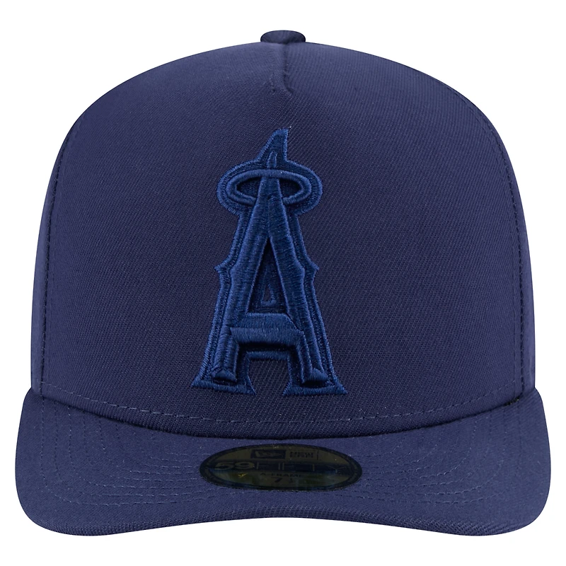 Casquette ajustée New Era 59FIFTY bleu marine Los Angeles Angels Color Pack pour homme