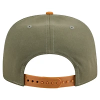 Men's New Era  Olive/Brown Los Angeles Angels Color Pack A-Frame 9FIFTY Snapback Hat