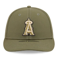 Casquette ajustée New Era 59FIFTY pour homme, couleur olive, Los Angeles Angels, édition spéciale 2026 Journée des forces armées.