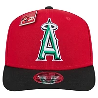 Men's New Era Red/Black Los Angeles Angels 2024 Big League Chew Flavor Pack 9SEVENTY Adjustable Hat