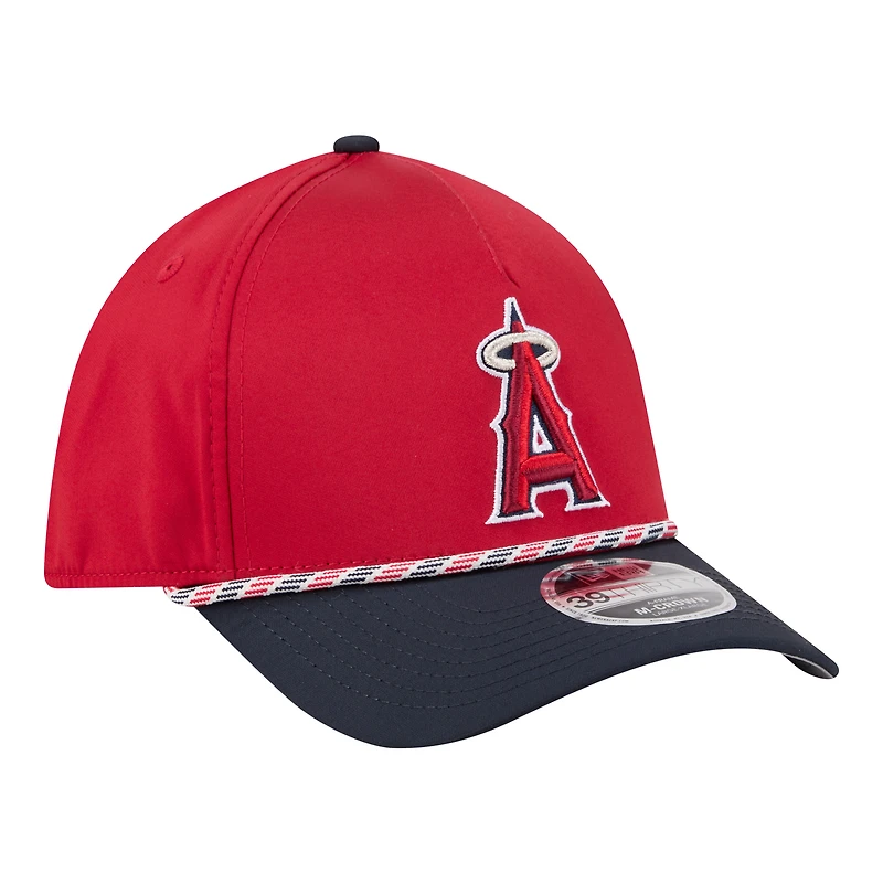 Casquette New Era Flex 39THIRTY rouge/marine Los Angeles Angels pour homme