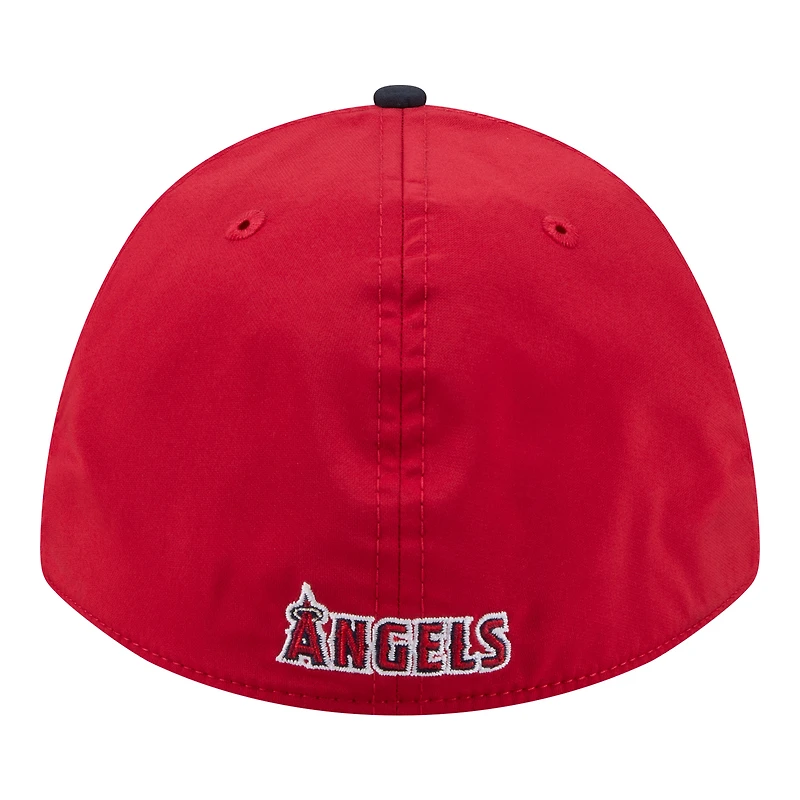 Men's New Era Red/Navy Los Angeles Angels Rope M-Crown A-Frame 39THIRTY Flex Hat