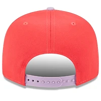 Men's New Era Red/Purple Los Angeles Angels Spring Basic Two-Tone 9FIFTY Snapback Hat