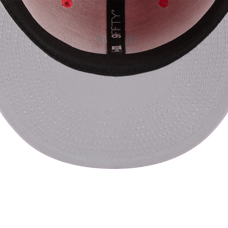 Men's New Era Red/Purple Los Angeles Angels Spring Basic Two-Tone 9FIFTY Snapback Hat