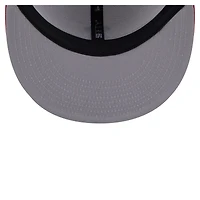 Men's New Era  Red/White Los Angeles Angels Paint Stroke 59FIFTY Fitted Hat