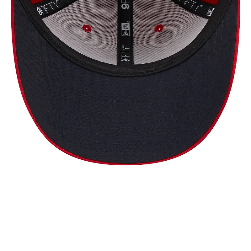 Casquette Snapback 9FIFTY Low Profile Los Angeles Angels 2024 Clubhouse New Era pour homme, rouge